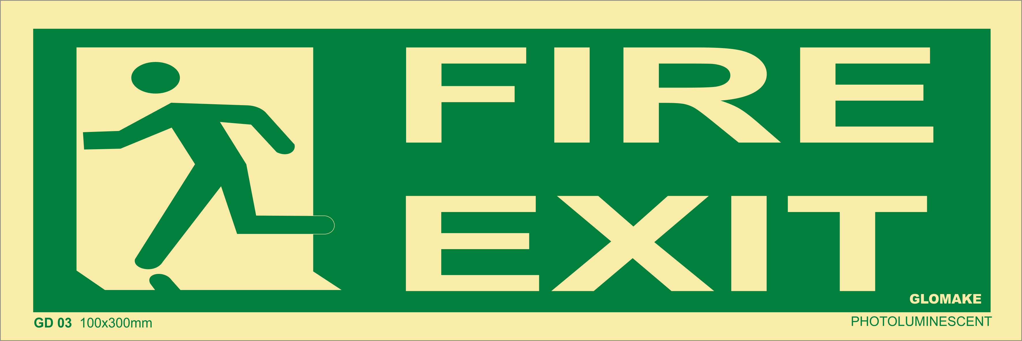 FIRE EXIT  LEFT
(GD 03)